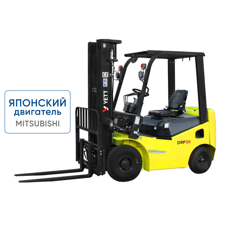 0 - Дизельный погрузчик с японским двигателем YETT DRP30-M1K2C-M300-3W