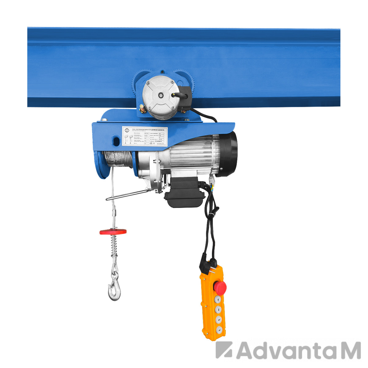 Мини электрическая таль передвижная (220 В,  500/1000 кг, 20/10 м) GEARSEN PA 50020