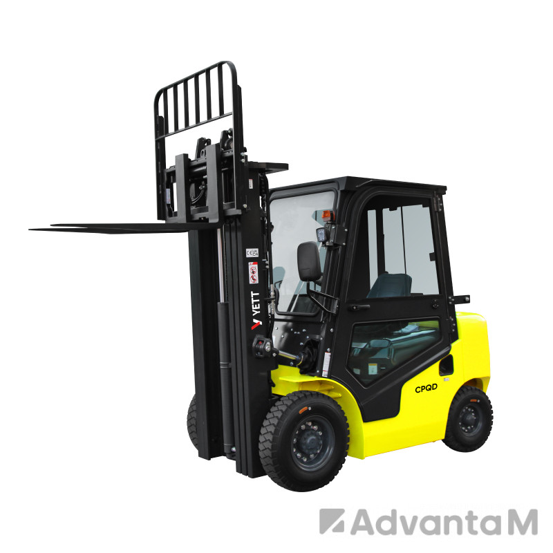 Бензиновый погрузчик с кабиной YETT CPQD25-RCK2-M300-3W-K - 6