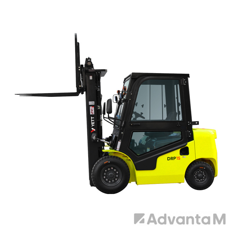 Дизельный погрузчик YETT DRP15-XCK2-ZSM480-SS-CAB - 2