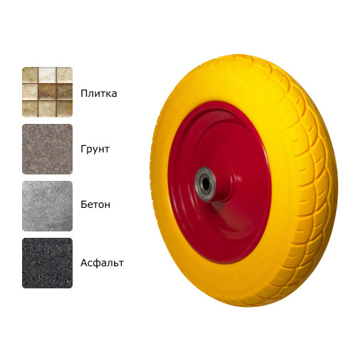 1 - Пенополиуретановое колесо PU 3000-20 S