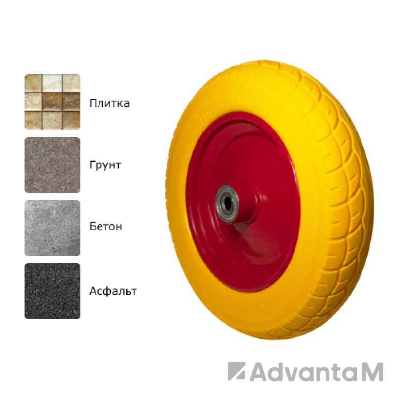 Пенополиуретановое колесо PU 3000-20 S - 1