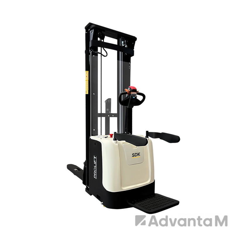 Самоходный электроштабелер со свободным подъемом PROLIFT M2 SDK 1656 li-ion